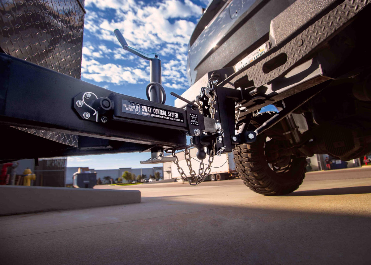 Trailer Anti Sway Control System Rated up to 10,000 lbs Solid Steel Black Powder Coat O8190