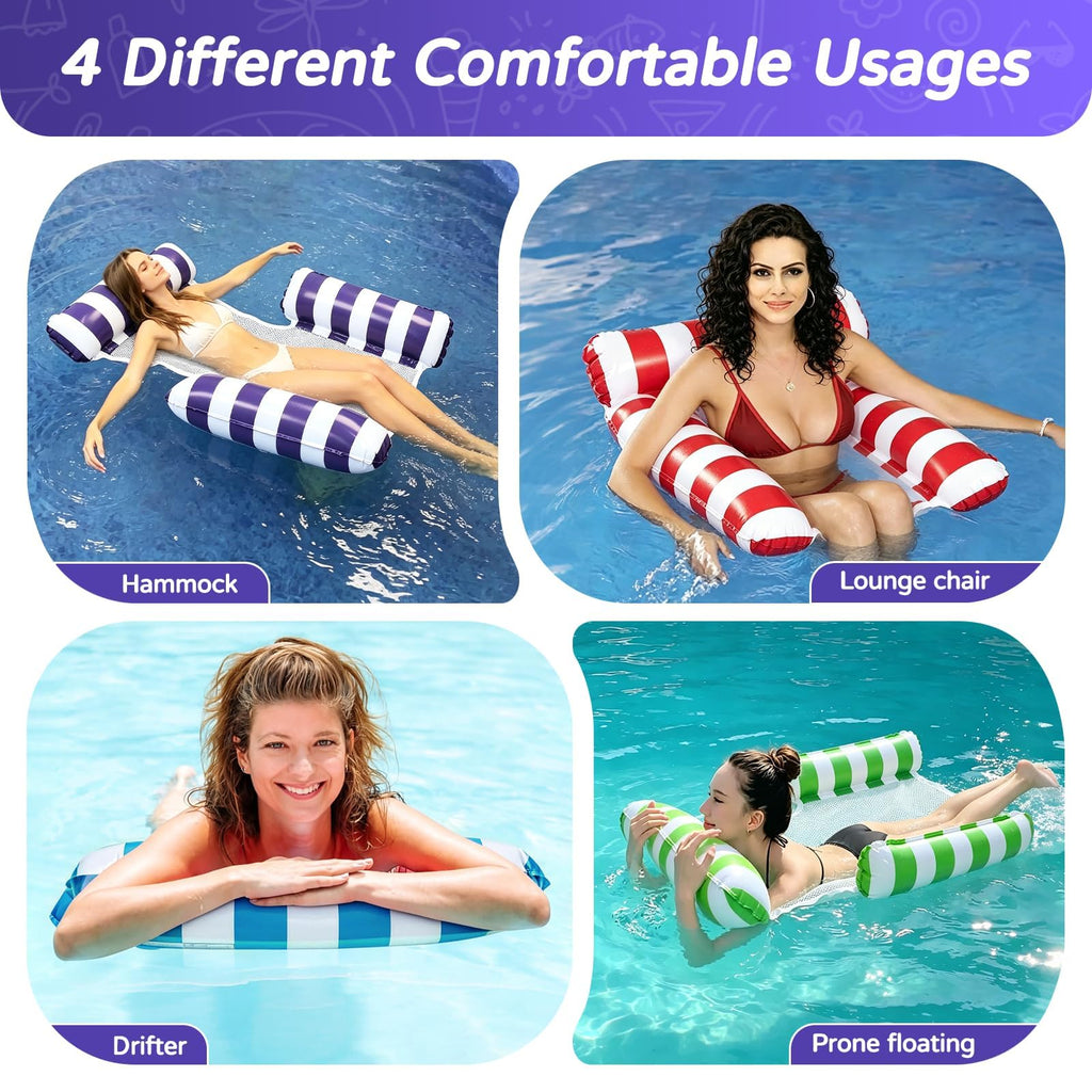 4 Pack Inflatable Pool Floats I860