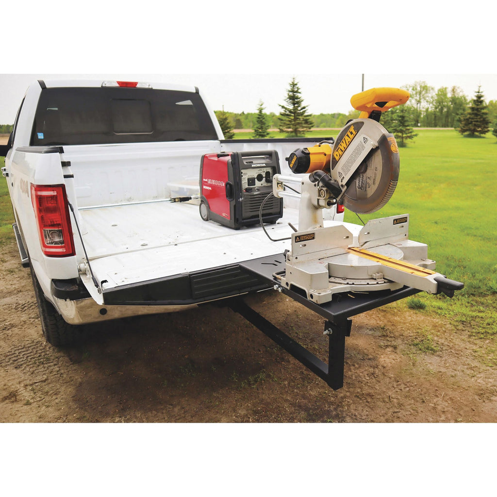 Folding Hitch-Mounted Steel Work Bench E88333