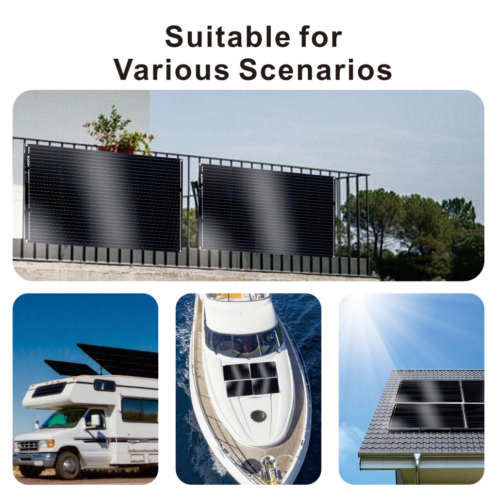 200W Flexible Solar Panel Kit 12V Mono 30A PWM Controller K927