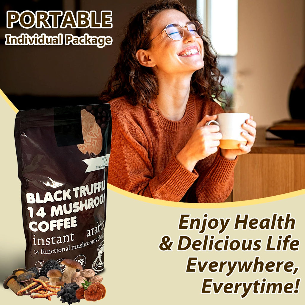 14 in 1 Mushroom Coffee Medium Roast Instant 396g U129188