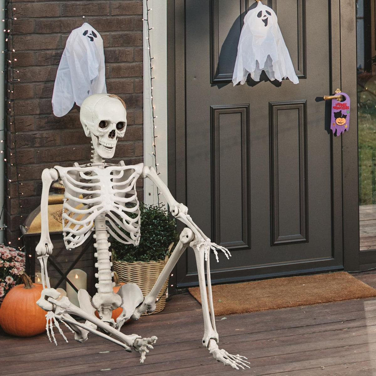 Life Size Posable Skeleton with Movable Joints S919