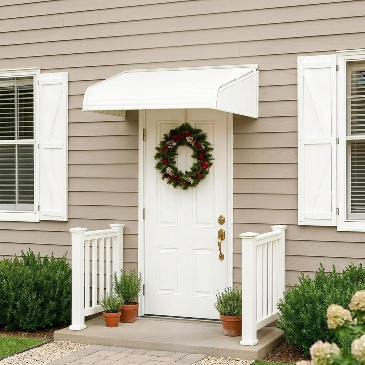 Window Awning with 2 Side Wings B4344
