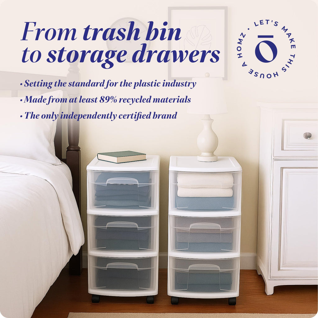 3-Tier Storage Cart with Removable Wheels C266135