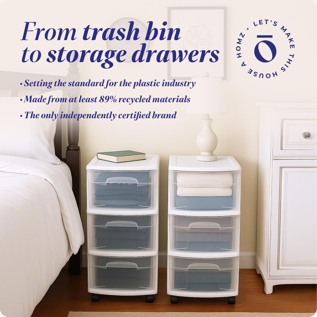 3-Tier Storage Cart with Removable Wheels C266135