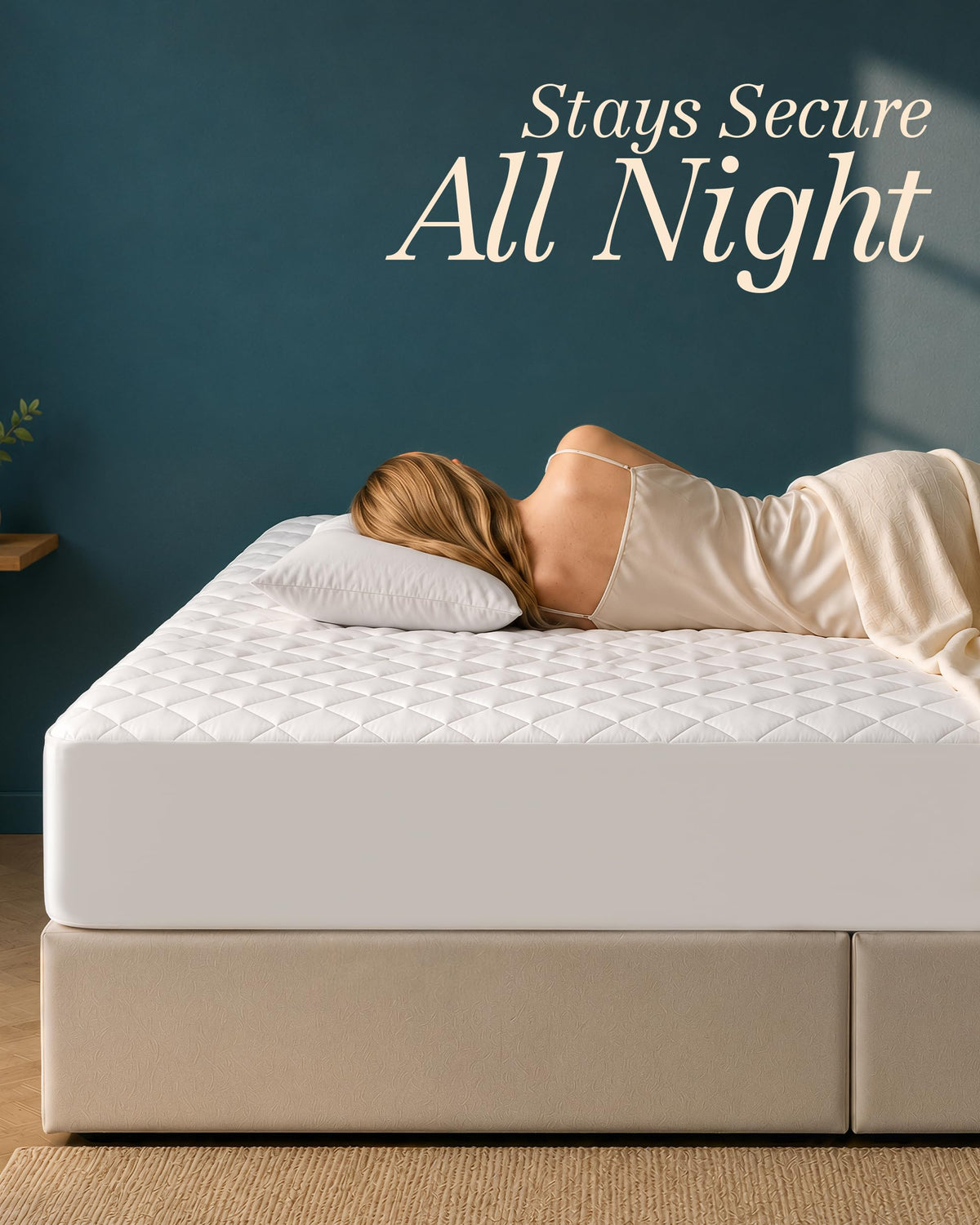Quilted Mattress Pad with 16" Deep Pocket M2755