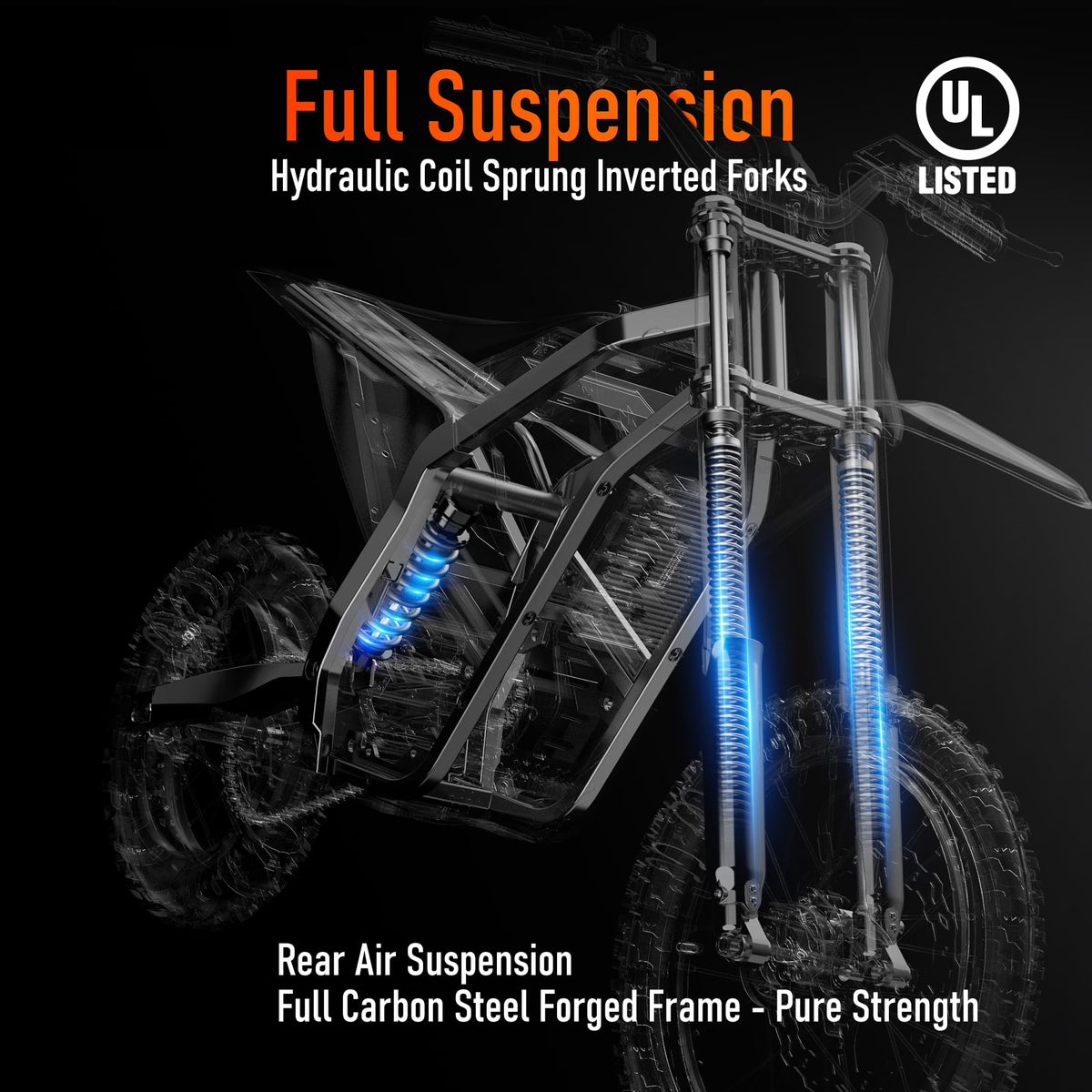 3000W Electric Dirt Bike for Adults Teens R595771