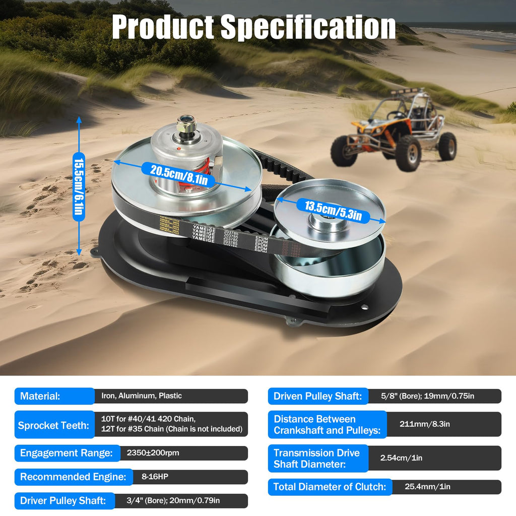40 Series Torque Converter Kit for Go Kart M9581