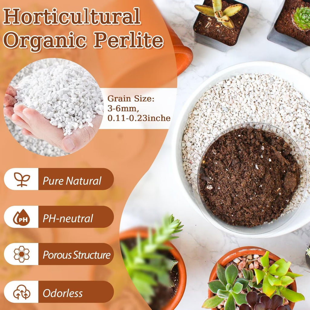 4QT Organic Horticultural Perlite Soil Amendment W988813