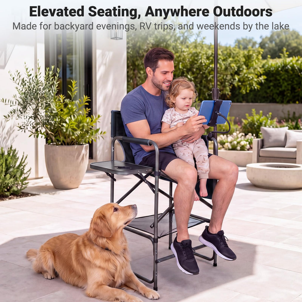 Foldable Directors Chair with Tablet Holder S153934