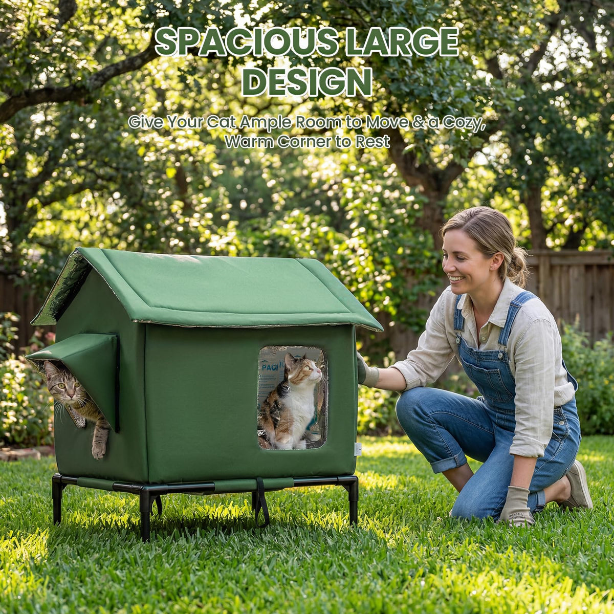 Weatherproof Insulated Cat Shelter G147