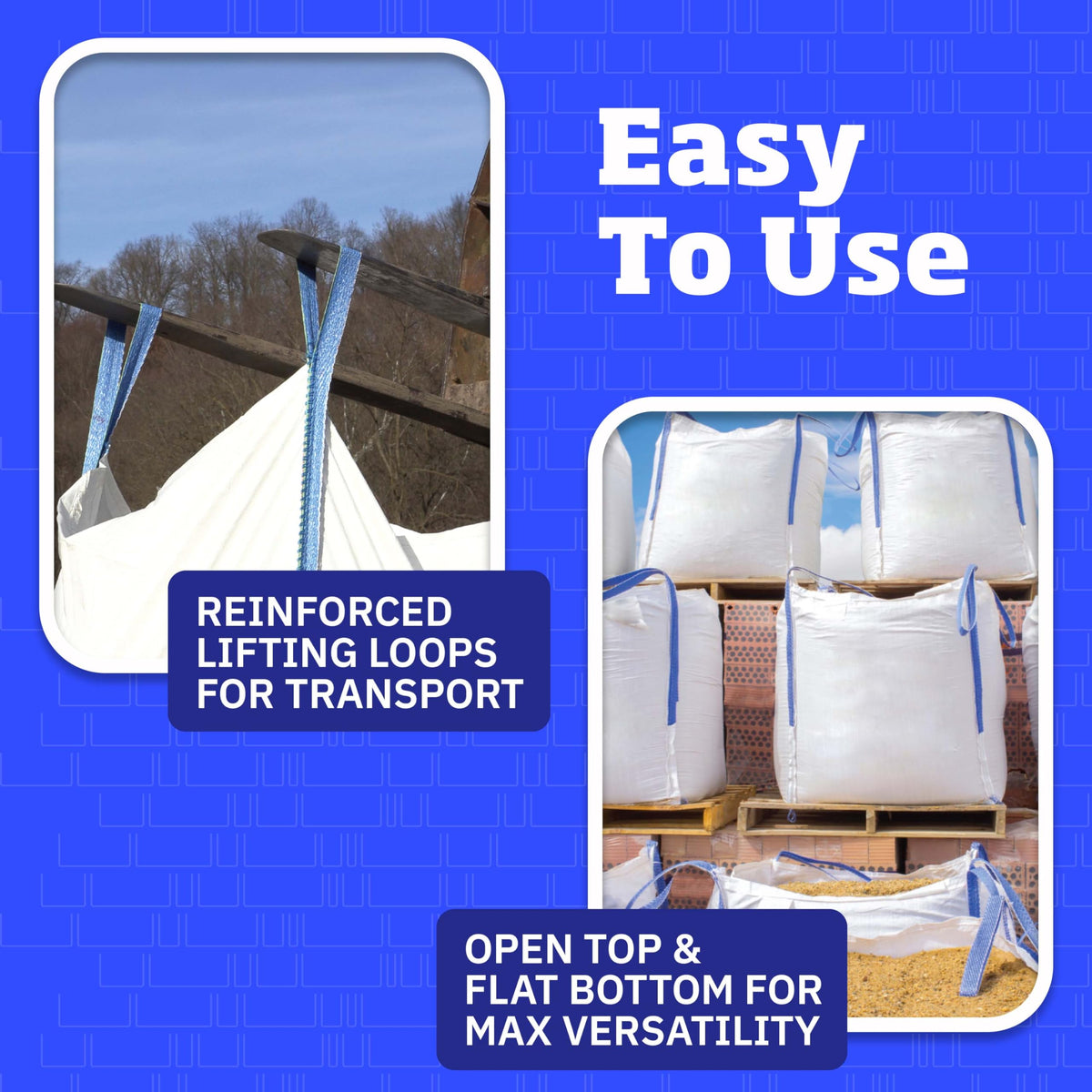 Heavy Duty 100 Gallon Bulk Bags Z71626
