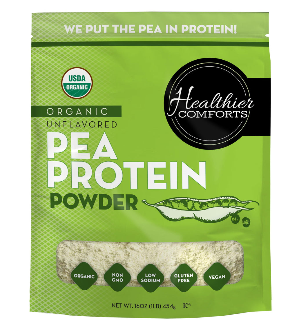 Organic Unflavored Pea Protein Powder 1 lb H356