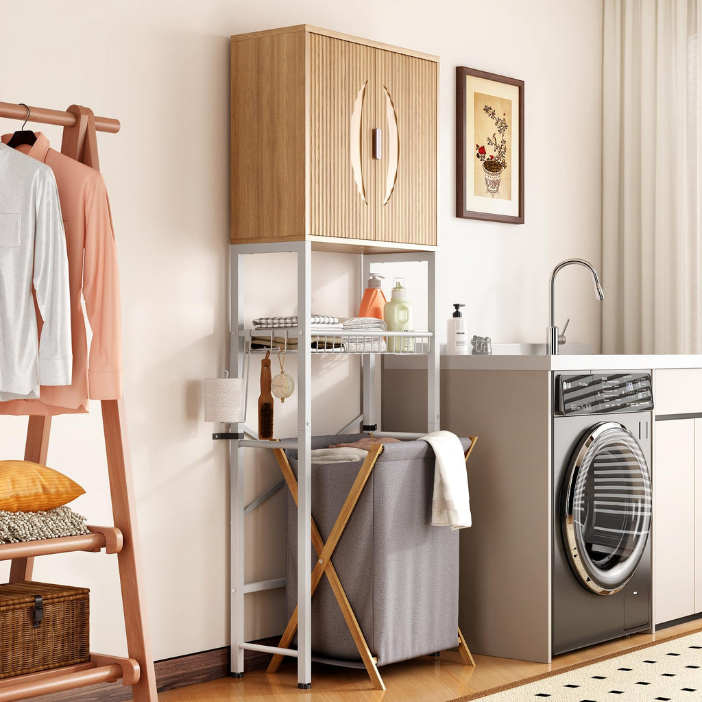 Over The Toilet Storage Cabinet with Adjustable Shelf Y84123