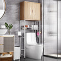 Over The Toilet Storage Cabinet with Adjustable Shelf Y84123