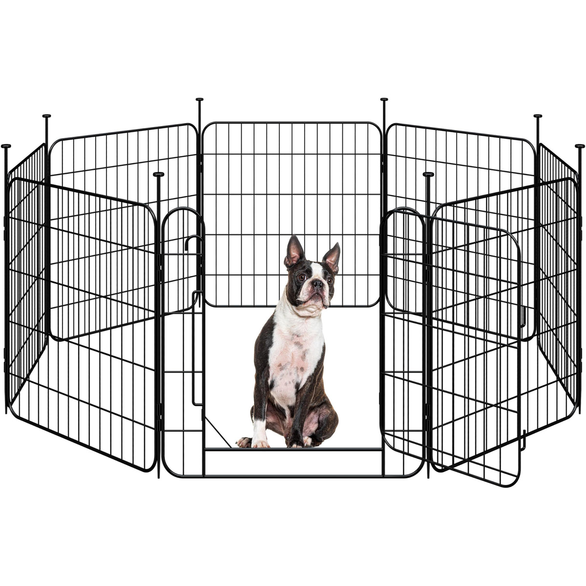 24in 8-Panel Expandable Dog Playpen I6357