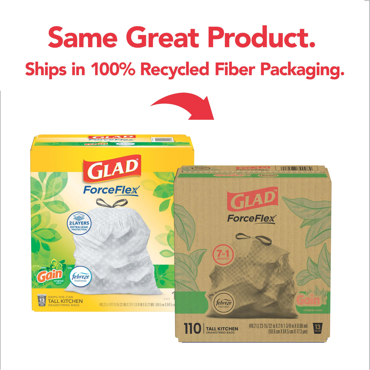 13 Gallon Tall Kitchen Trash Bags 110 Count R535484