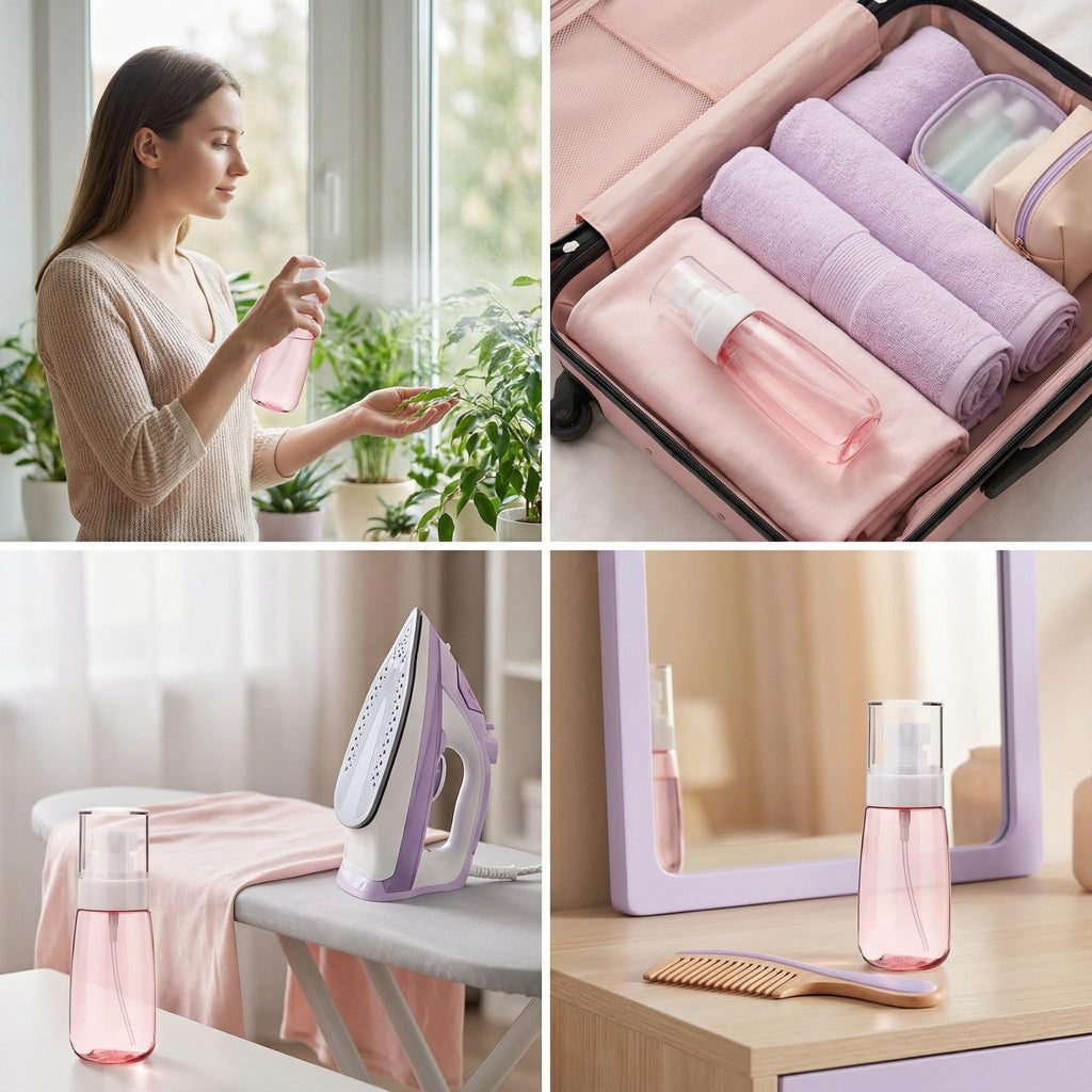 Pink 80ml Refillable Fine Mist Spray Bottle O227301