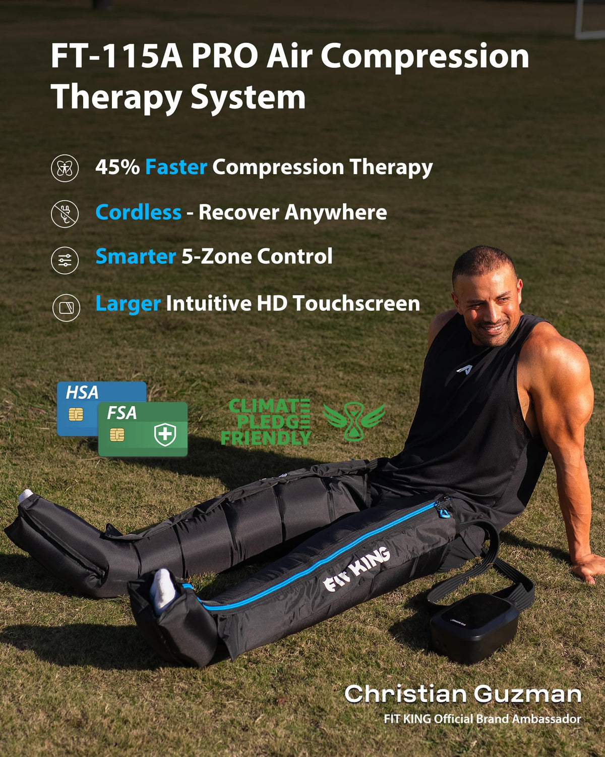 Cordless Leg Massager Compression Boots F798963