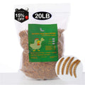 20 LBS Non-GMO Dried Mealworms D620458
