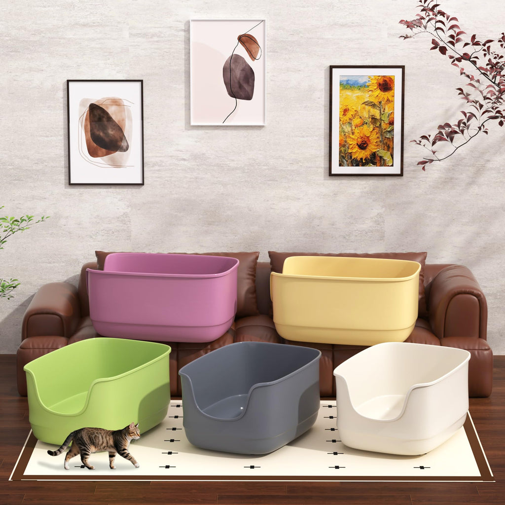 Large High Sided Anti-Splashing Cat Litter Box B547928