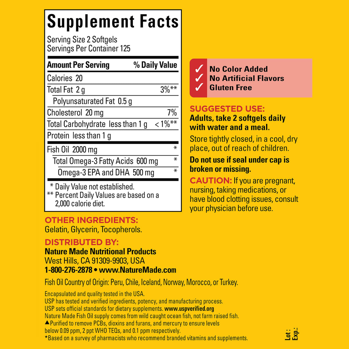 Fish Oil Omega 3 Supplements 1000mg Softgels A489