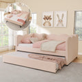 Twin Size Upholstered Daybed with Pop Up Trundle K996246
