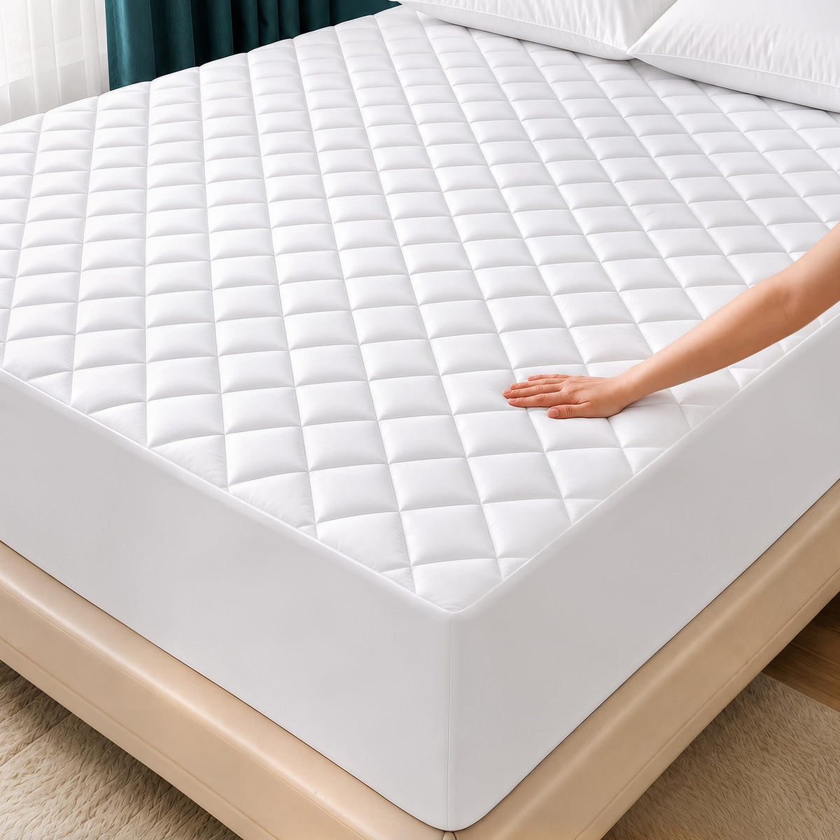 Quilted Mattress Pad with 16" Deep Pocket M2755