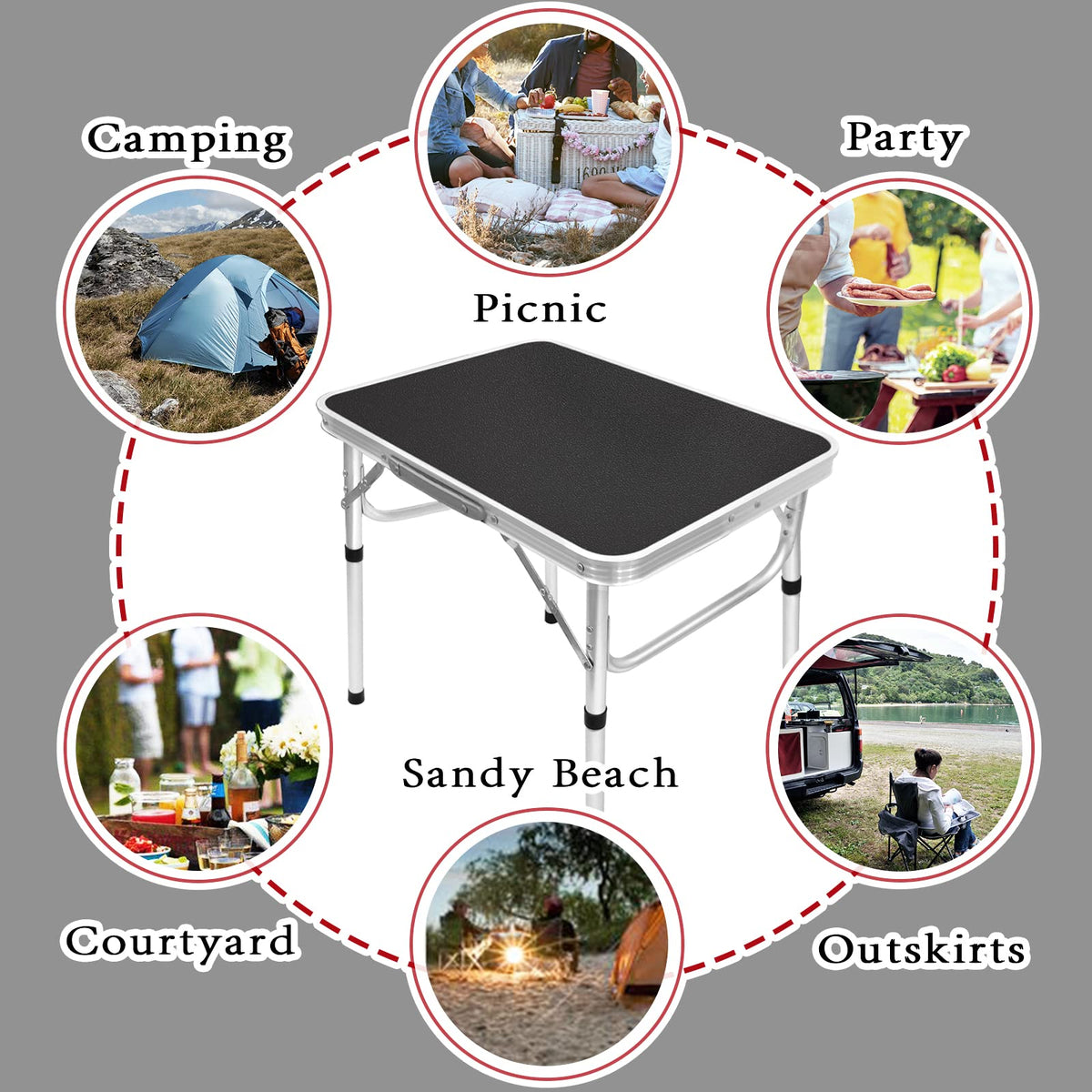Small Folding Camping Table L70198