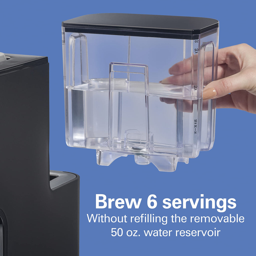 Single-Serve Coffee Maker with Removable Reservoir, Black G411