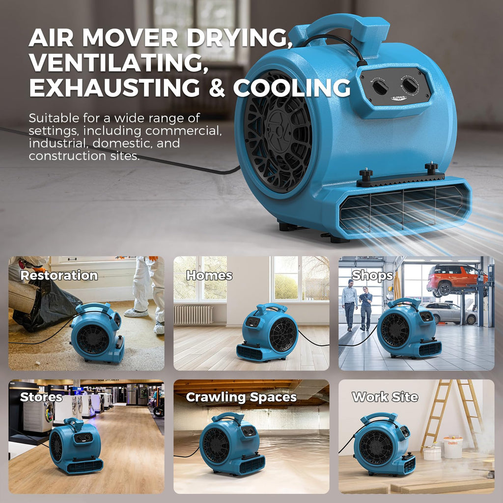 3 Speed Floor Drying Fan J88243