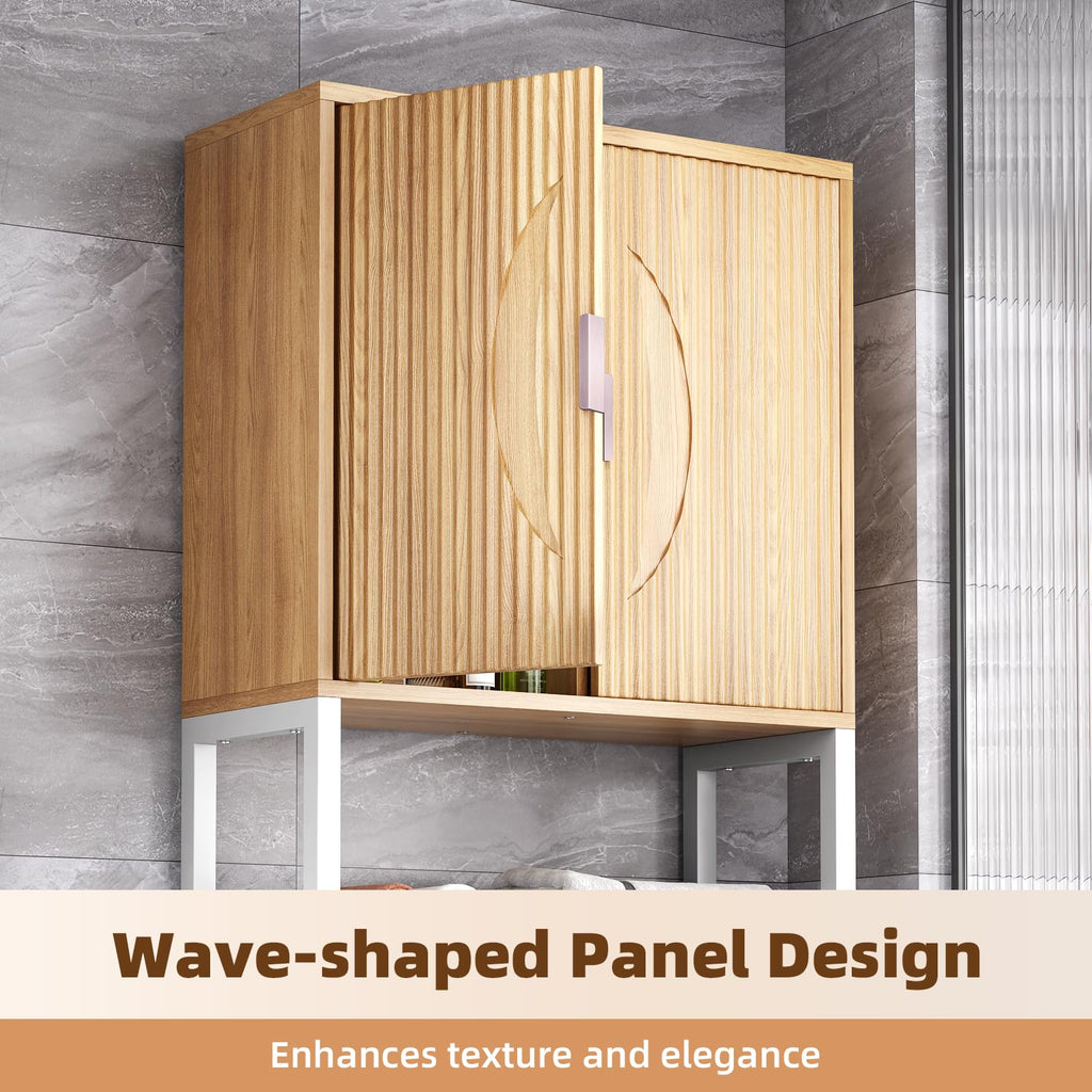 Over The Toilet Storage Cabinet with Adjustable Shelf Y84123
