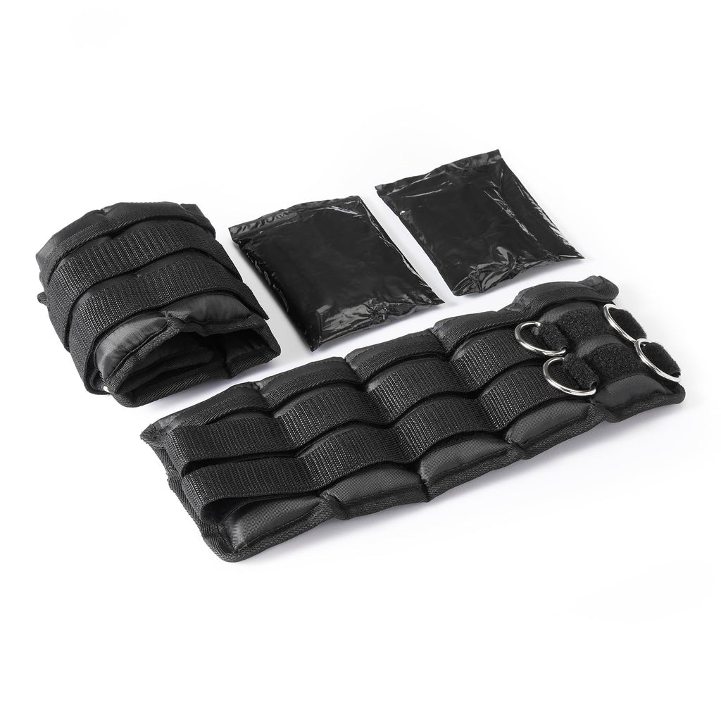 Adjustable Ankle Weights, Black J324