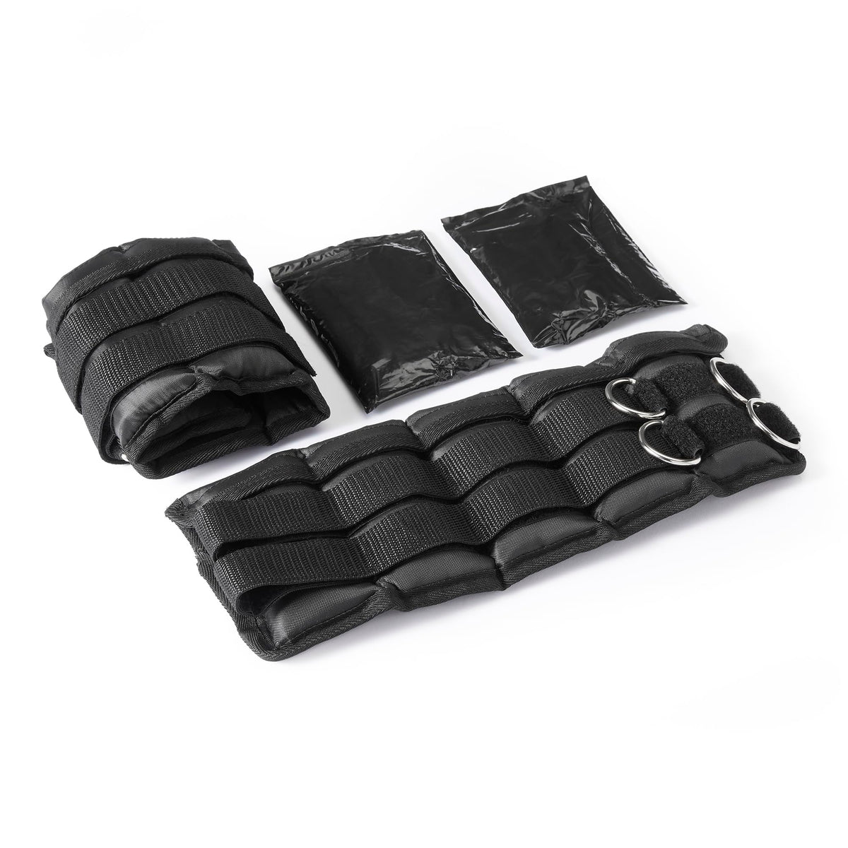 Adjustable Ankle Weights, Black J324