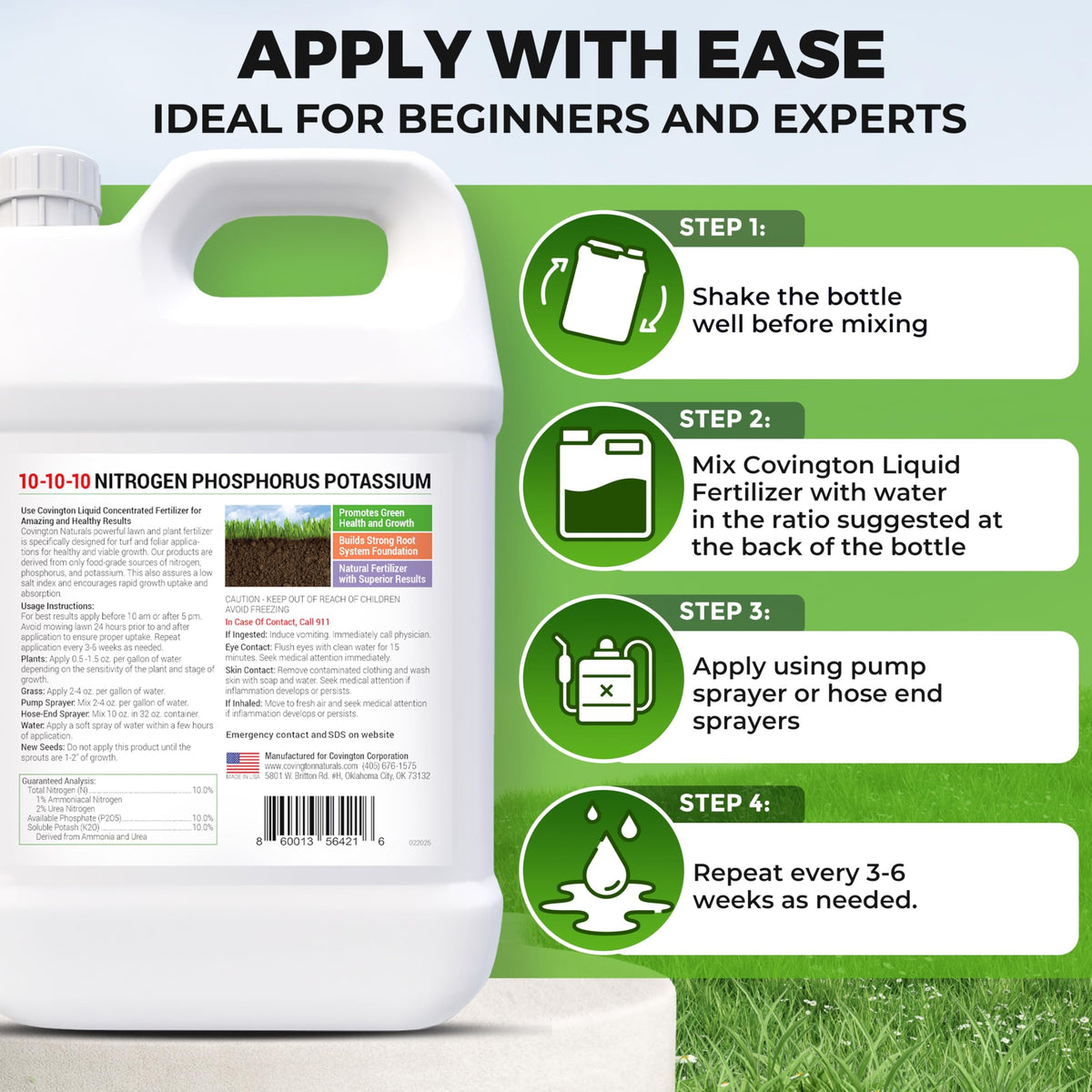 10-10-10 NPK Liquid Fertilizer 32oz B6813