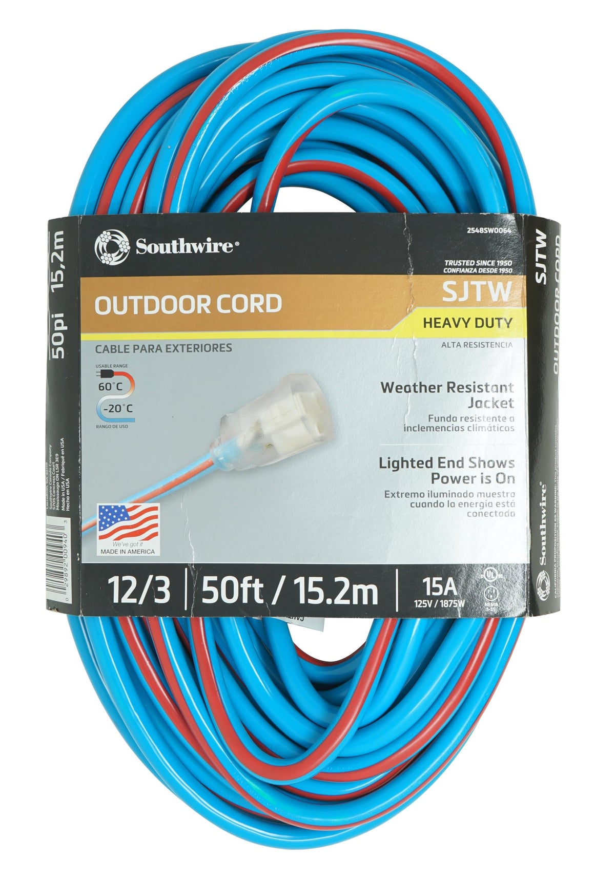 Outdoor Extension Cord 50 Feet L262