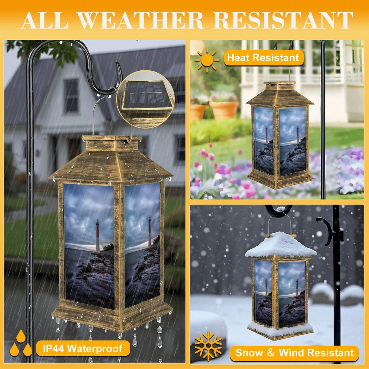 Waterproof LED Solar Lantern C859268
