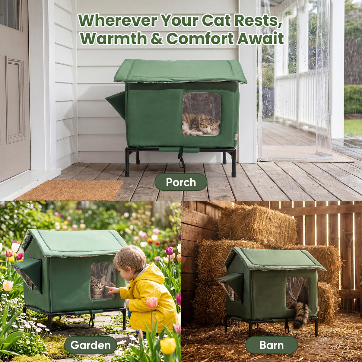 Weatherproof Insulated Cat Shelter G147