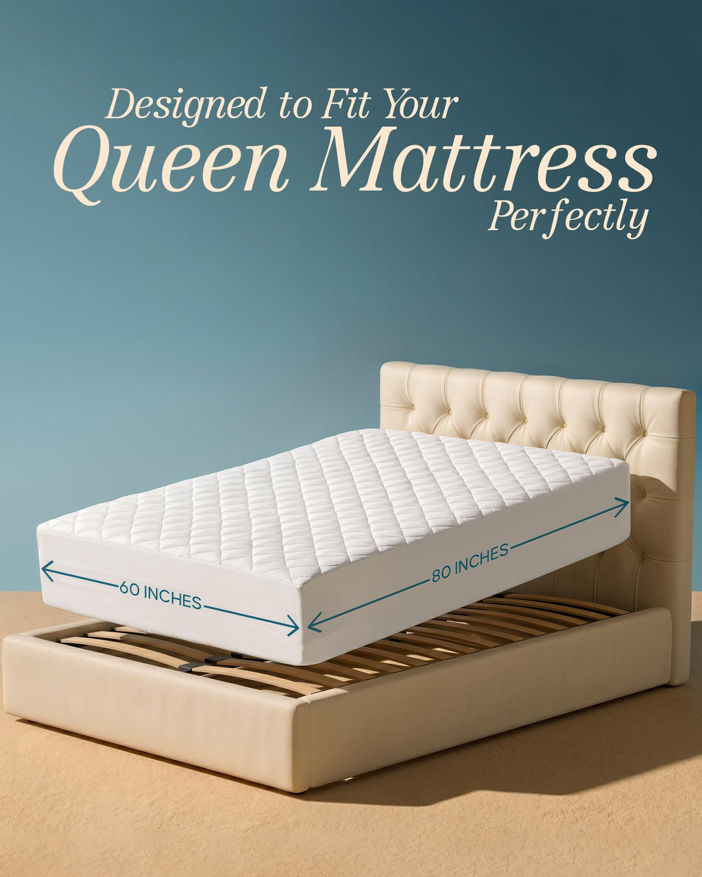 Quilted Mattress Pad with 16" Deep Pocket M2755