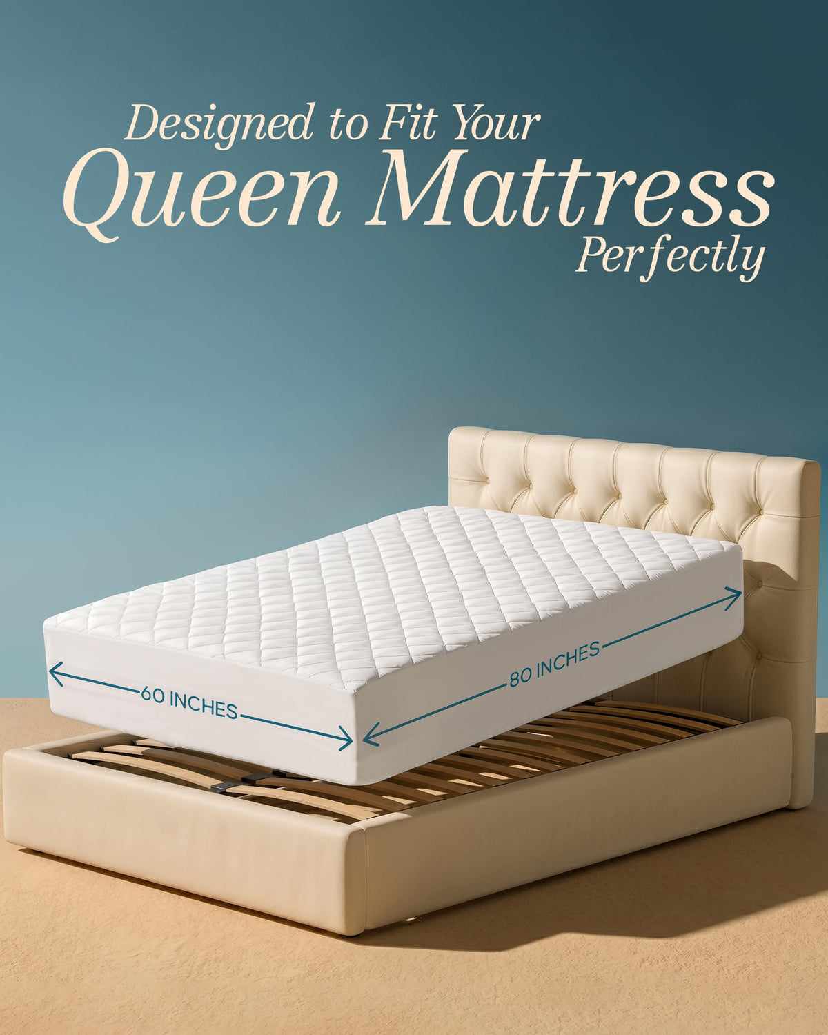Quilted Mattress Pad with 16" Deep Pocket M2755