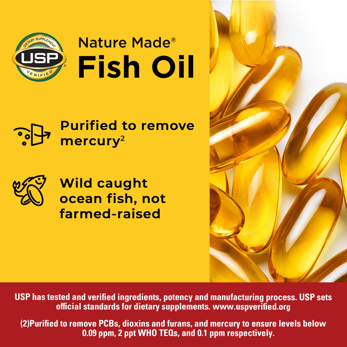 Fish Oil Omega 3 Supplements 1000mg Softgels A489