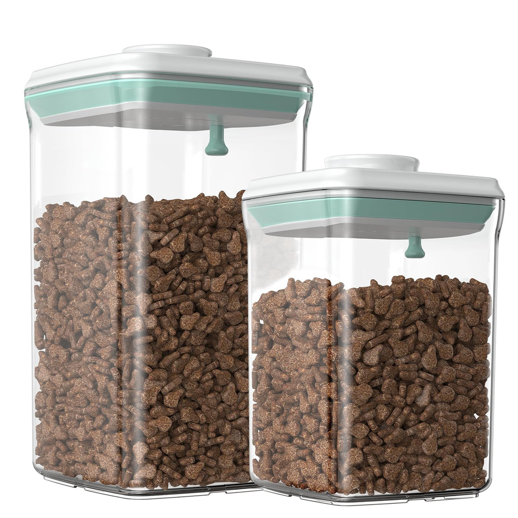 Airtight Treat Jar Container 2PC BPA-Free Z1022