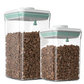 Airtight Treat Jar Container 2PC BPA-Free Z1022