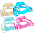 Inflatable Pool Chairs with Cup Holders, 4 Pack L29904