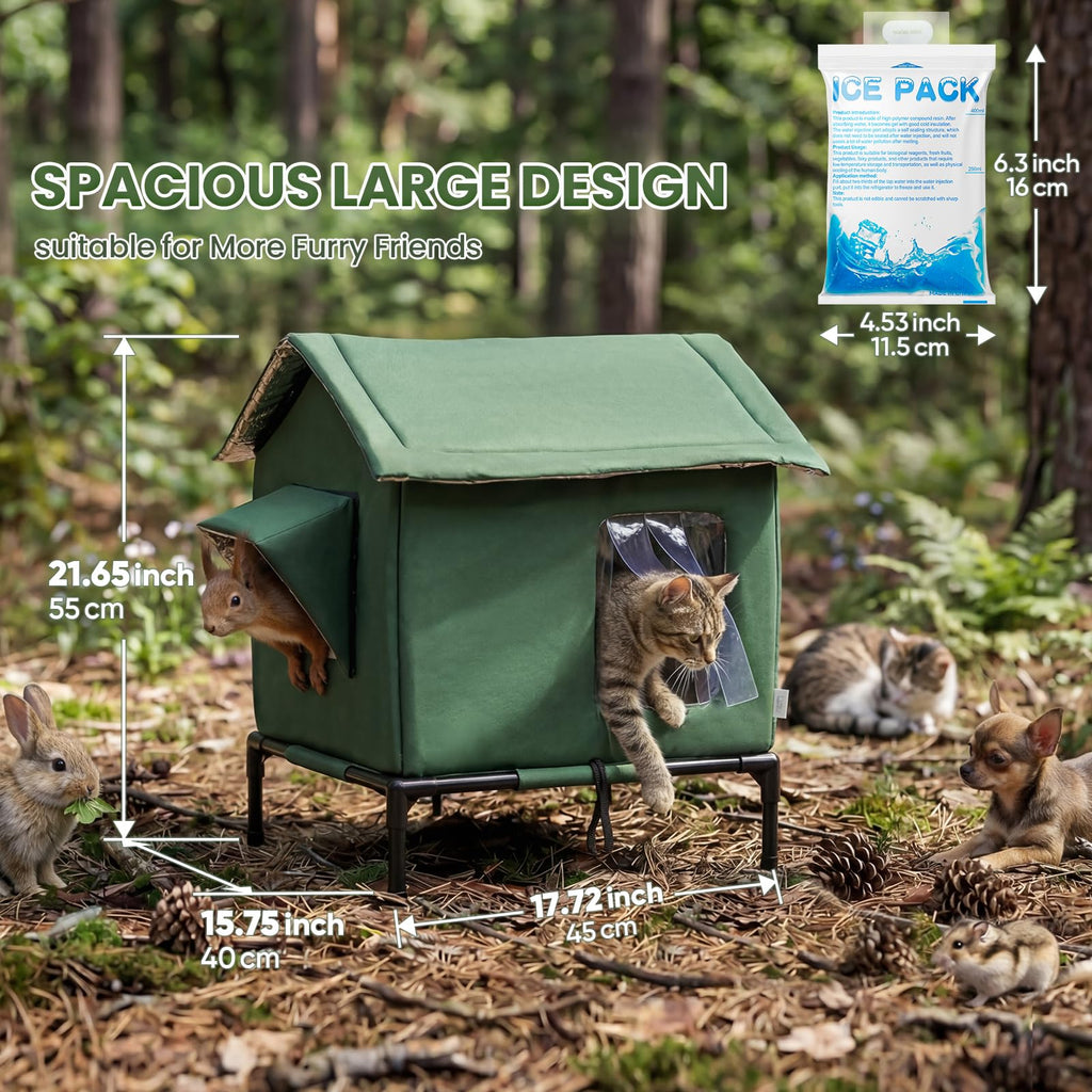 Weatherproof Insulated Cat Shelter G147