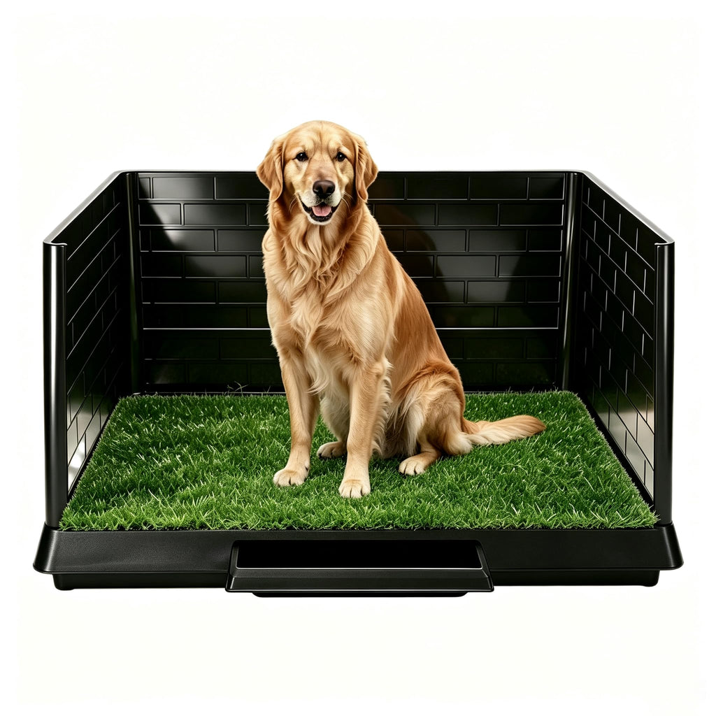 30"×20" Artificial Grass Dog Potty Tray X81197