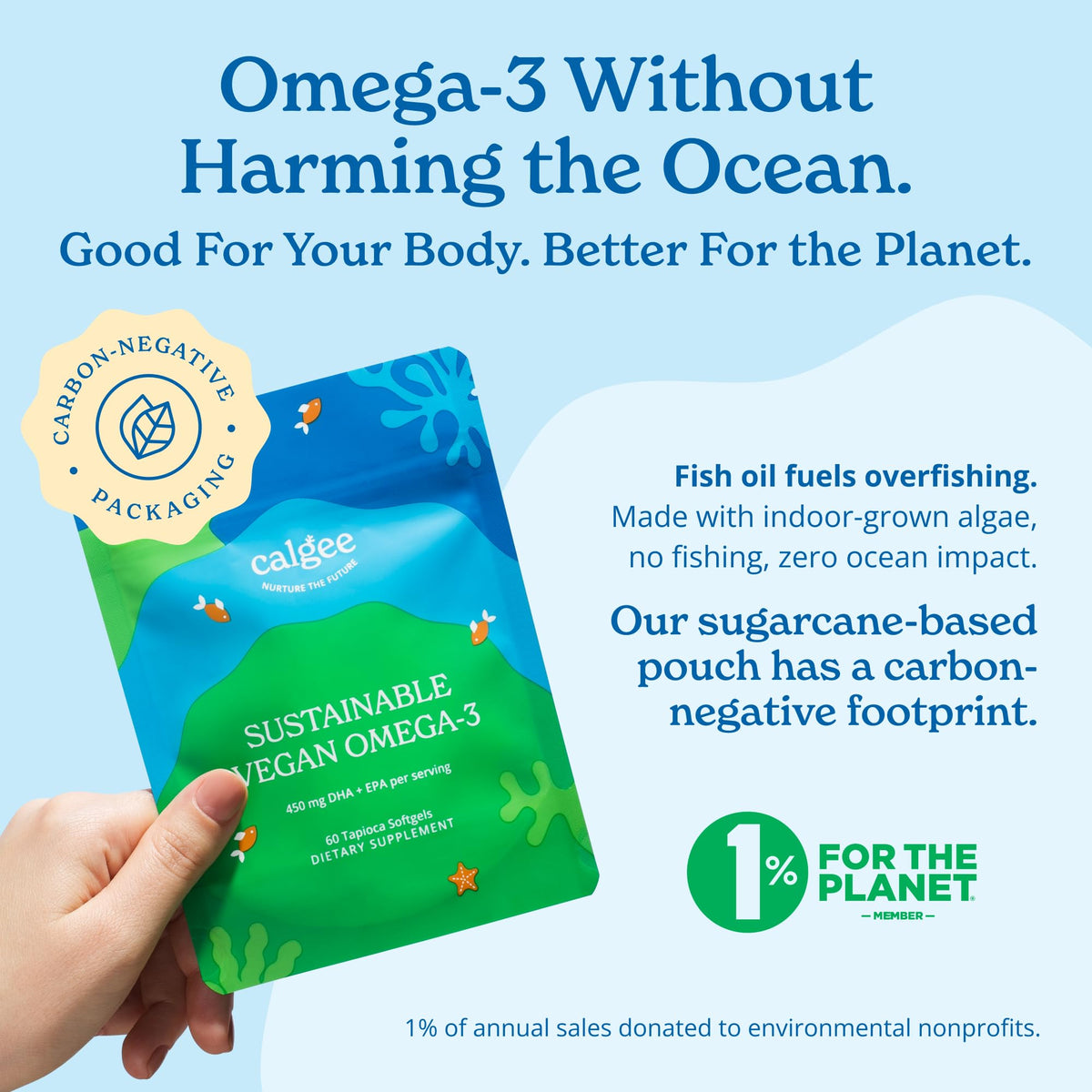 Vegan Omega 3 Algae Oil 120 Count Softgels H8045