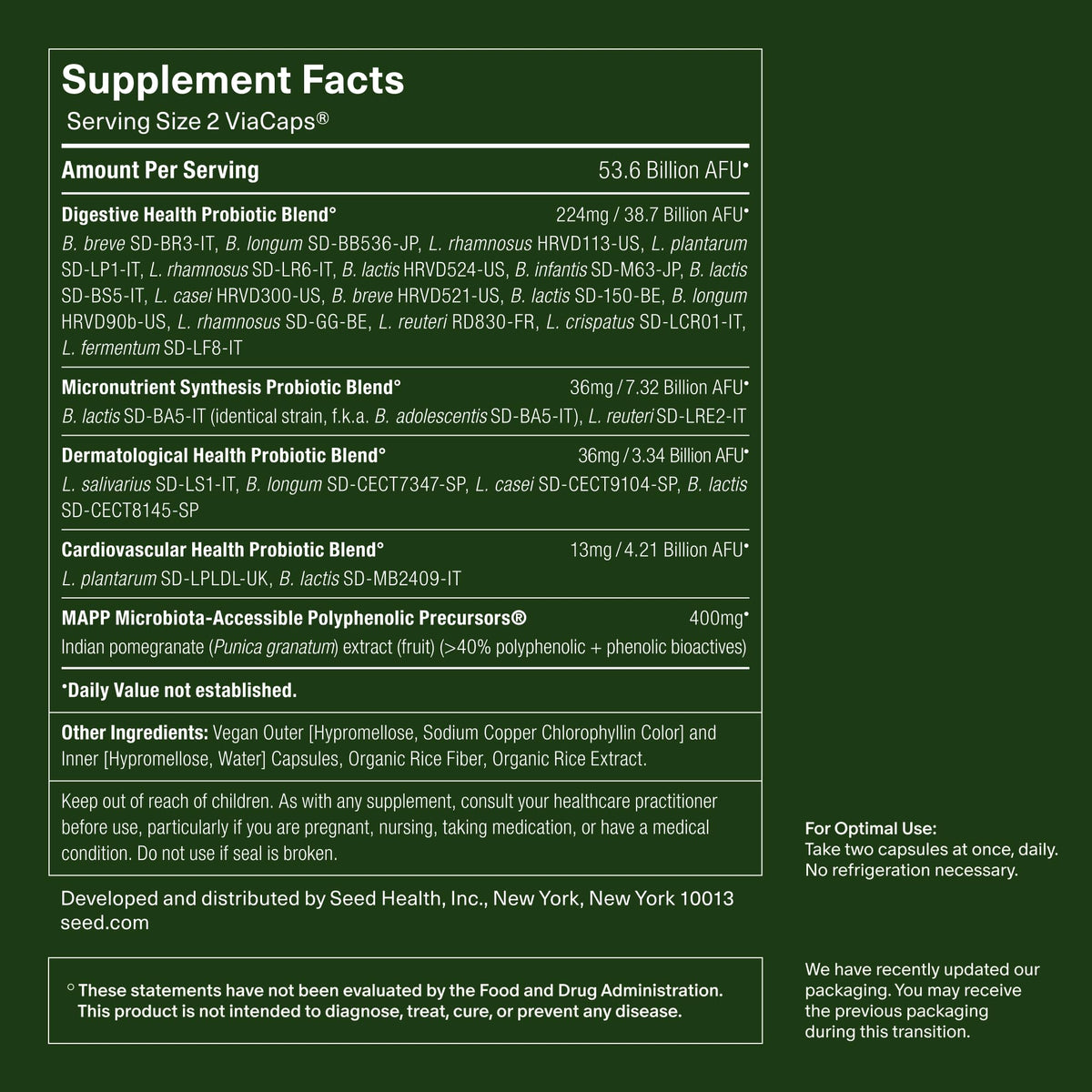 Adult Probiotic + Prebiotic 30-Day Refill Q31136