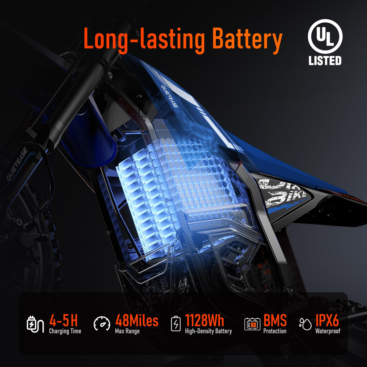 3000W Electric Dirt Bike for Adults Teens R595771