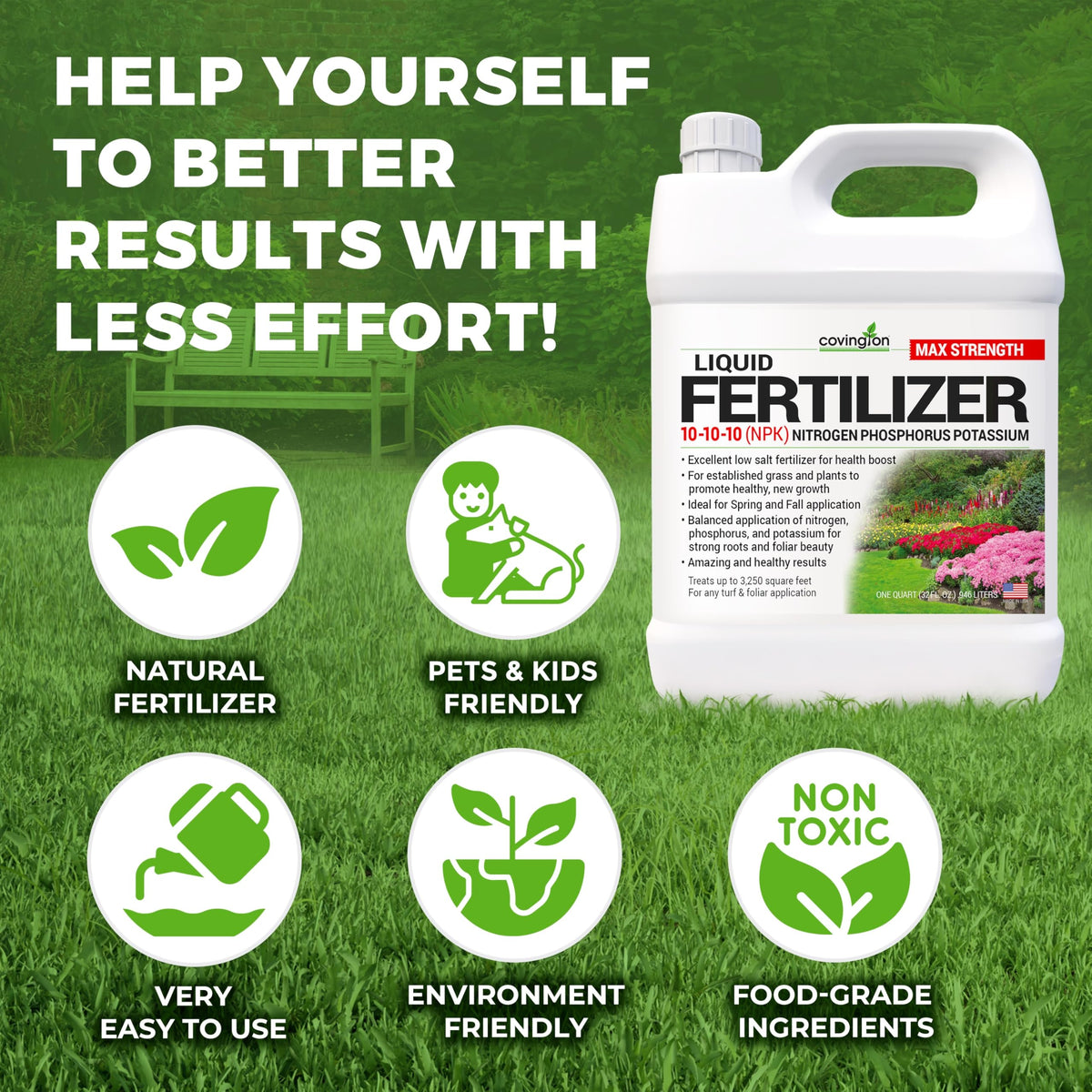 10-10-10 NPK Liquid Fertilizer 32oz B6813